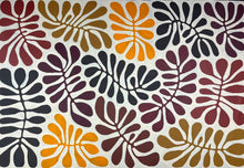 Load image into Gallery viewer, "Bended Acacia Leaves (Watiya Tjuta)" Debra Nangala McDonald 147cm x 101cm Papunya artwork from N.T.
