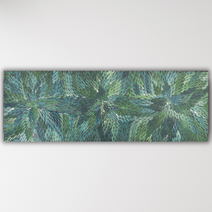 "Bush Medicine Leaves" Bernadine Johnson Kemarre 121cm x 41cm