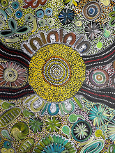 Load image into Gallery viewer, Colorful abstract design with circular patterns and various colors
