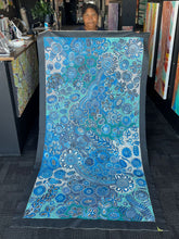 Load image into Gallery viewer, "Bush Flowers" Bernadine Johnson Kemarre 197cm x 103cm
