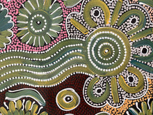 Load image into Gallery viewer, Colorful abstract design with circular patterns and dots 
