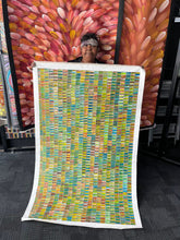 Load image into Gallery viewer, "Bush Medicine Trees" Bernadine Johnson Kemarre 150cm x 94cm
