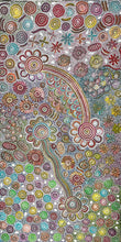Load image into Gallery viewer, Bernadine Johnson bush flowers and women travelling artwork
