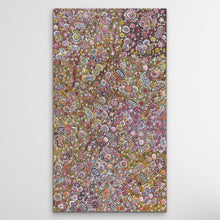 Load image into Gallery viewer, Large Aboriginal art assortment of colours displayed on white wall
