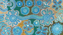 Load image into Gallery viewer, "Bush Flowers" Bernadine Johnson Kemarre 70cm x 41cm
