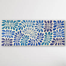 Load image into Gallery viewer, "Bended Acacia Leaves (Watiya Tjuta)" original Aboriginal painting by Debra Nangala McDonald, 201cm x 83cm - authentic Indigenous Australian artwork
