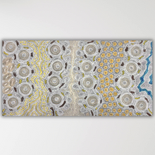 Load image into Gallery viewer, "Budgerigar Dreaming" original Aboriginal painting by Gwenda Nungurrayi Turner, 200cm x 102cm - authentic Indigenous Australian artwork
