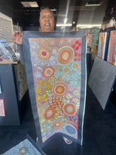 Load image into Gallery viewer, Artist Photo "Budgerigar Dreaming" Julieanne Nungurrayi Turner 119cm x 50cm
