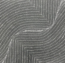Load image into Gallery viewer, Close-up of bush onion plant in Tansy Martin&#39;s Indigenous Australian artwork, Central Desert style. Art by Farquhar
