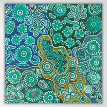 Load image into Gallery viewer, "Bush Flowers" Bernadine Johnson Kemarre 60cm x 59cm
