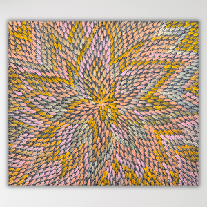 "Bush Medicine Leaves" Bernadine Johnson Kemarre 60cm x 52cm