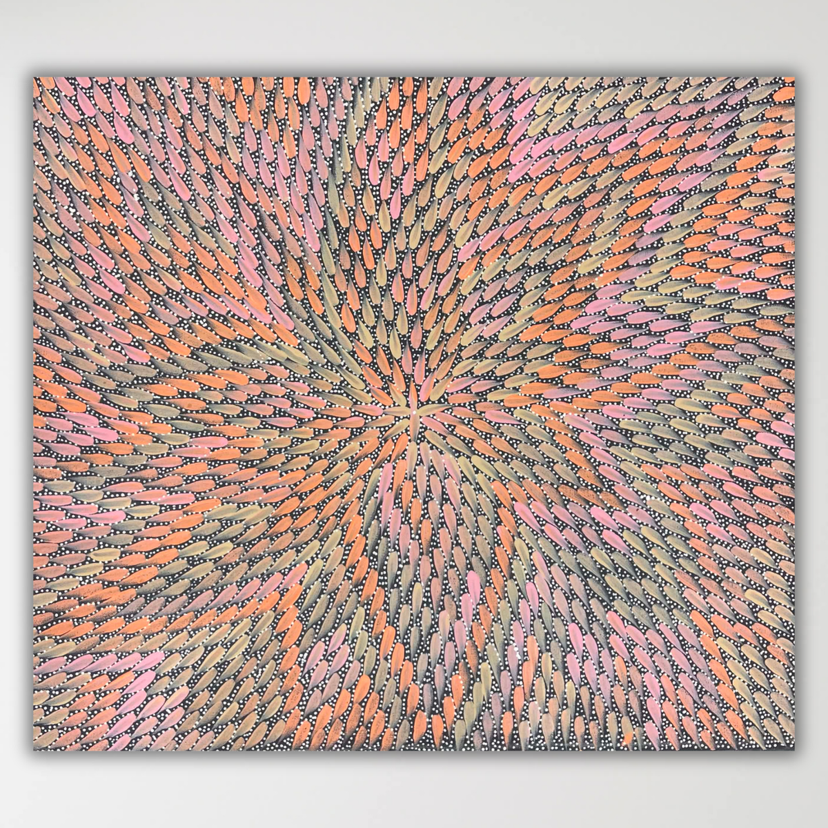 "Bush Medicine Leaves" Bernadine Johnson Kemarre 60cm x 52cm