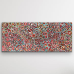 "Bush Flowers" Bernadine Johnson Kemarre 201cm x 87cm