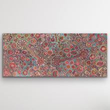 Load image into Gallery viewer, A stunning full view showing intricate dot patterns symbolising desert flora in bloom.
