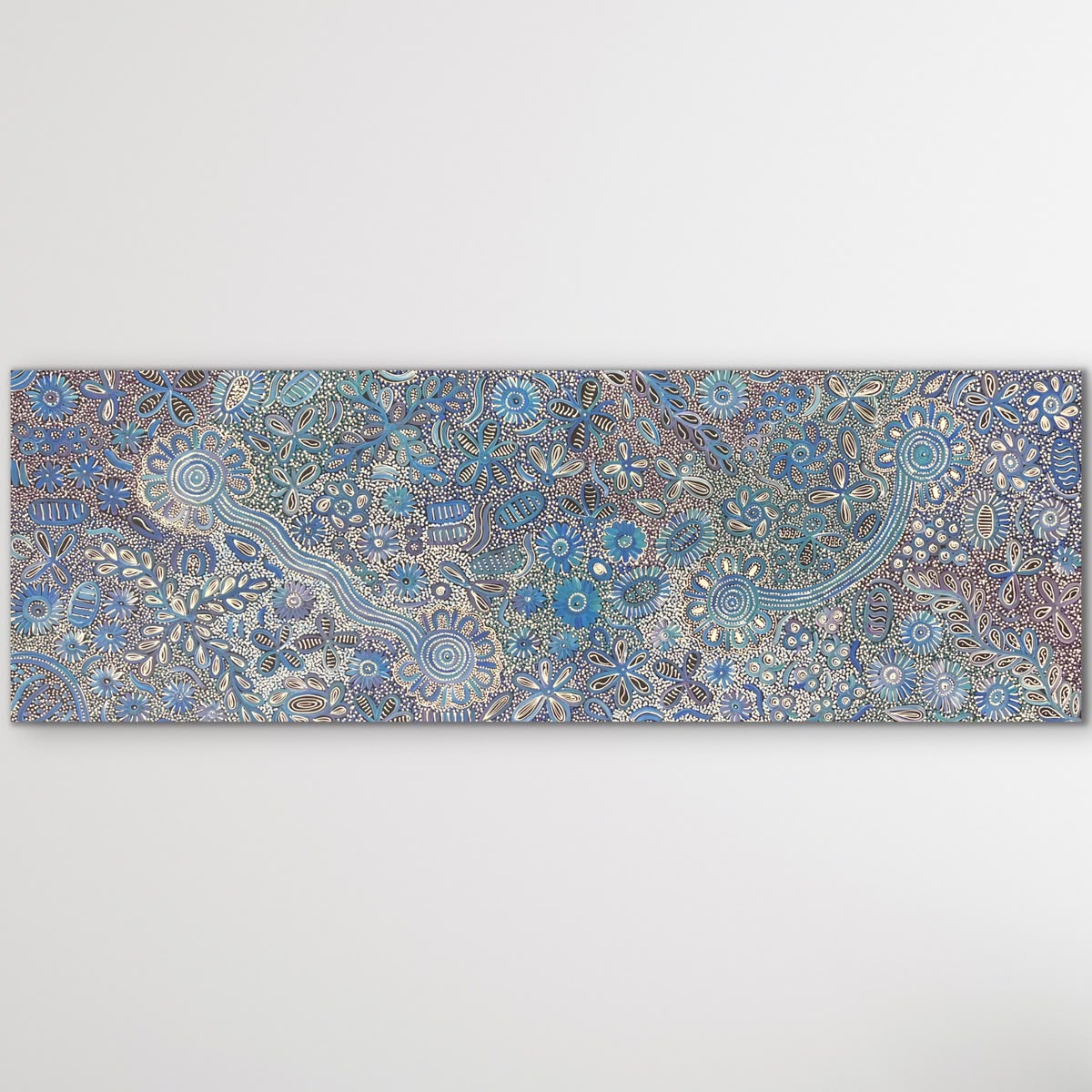 "Bush Flowers" Bernadine Johnson Kemarre 209cm x 71cm