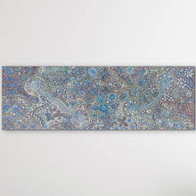 Load image into Gallery viewer, "Bush Flowers" Bernadine Johnson Kemarre 209cm x 71cm central desert artwork
