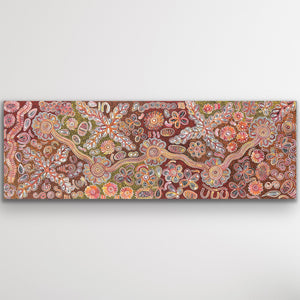 "Bush Flowers" Bernadine Johnson Kemarre 209cm x 71cm