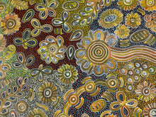 Load image into Gallery viewer, "Bush Flowers" Bernadine Johnson Kemarre 202cm x 85cm

