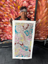 Load image into Gallery viewer, "Bush Flowers" Bernadine Johnson Kemarre 93cm x 43cm

