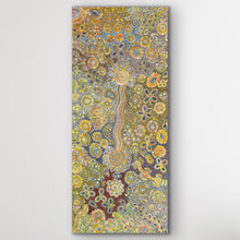 Load image into Gallery viewer, "Bush Flowers" Bernadine Johnson Kemarre 202cm x 85cm
