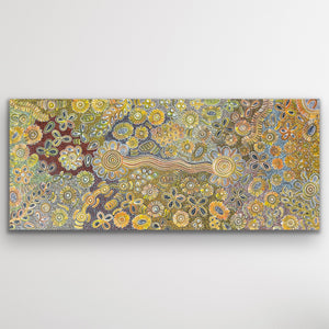 "Bush Flowers" Bernadine Johnson Kemarre 202cm x 85cm