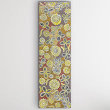 Load image into Gallery viewer, "Bush Flowers" Bernadine Johnson Kemarre 122cm x 37cm

