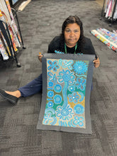 Load image into Gallery viewer, "Bush Flowers" Bernadine Johnson Kemarre 70cm x 41cm
