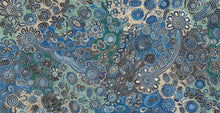 Load image into Gallery viewer, "Bush Flowers" Bernadine Johnson Kemarre 197cm x 103cm
