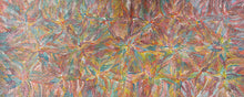 Load image into Gallery viewer, "Bush Medicine Leaves" original Aboriginal painting by Bernadine Johnson Kemarre, 209cm x 88cm - authentic Indigenous Australian artwork
