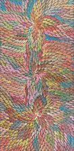 Load image into Gallery viewer, "Bush Medicine Leaves" original Aboriginal painting by Bernadine Johnson Kemarre, 70cm x 35cm - authentic Indigenous Australian artwork
