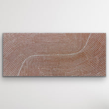 Load image into Gallery viewer, Wide photo of Bush Onion by Tansy Martin featuring earthy tones, circular dot patterns and symbolic desert tracks.
