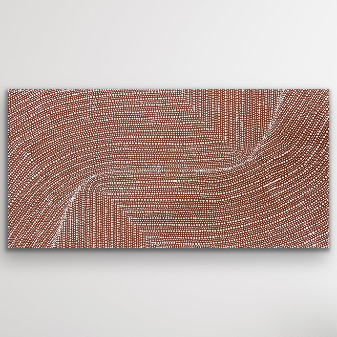 Rectangular panel with a textured pattern on a light gray background