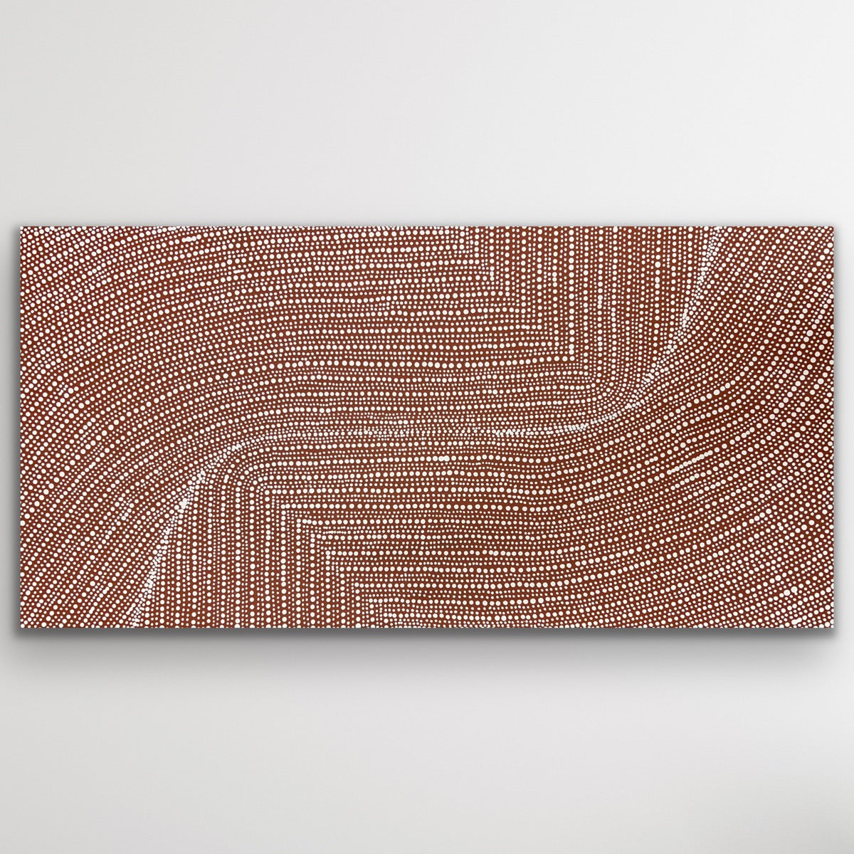 Rectangular panel with a textured pattern on a light gray background