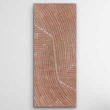 Load image into Gallery viewer, &quot;Bush Onion&quot; Tansy Martin 50cm x 118cm Red Ochre Medium Dot Painting
