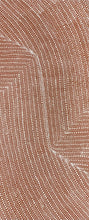 Load image into Gallery viewer, &quot;Bush Onion&quot; Tansy Martin 50cm x 118cm Red Ochre Medium Dot Painting Aboriginal art with Certificate of Authenticity Subtle Colors
