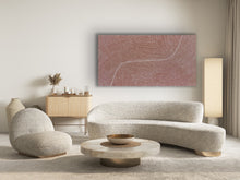Load image into Gallery viewer, Bush Onion Aboriginal artwork by Tansy Martin displayed in contemporary living room setting

