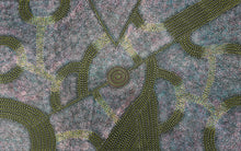 Load image into Gallery viewer, Full artwork view showing interconnected dotted paths and central circular designs
