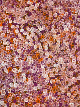 Load image into Gallery viewer, Bush Plums Bessie Pitjara 145cm x 95cm close up artwork
