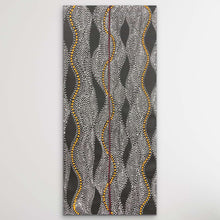 Load image into Gallery viewer, aboriginal dot painting Seed Dreaming by Marshall Jangala Robertson with fine dots and flowing composition
