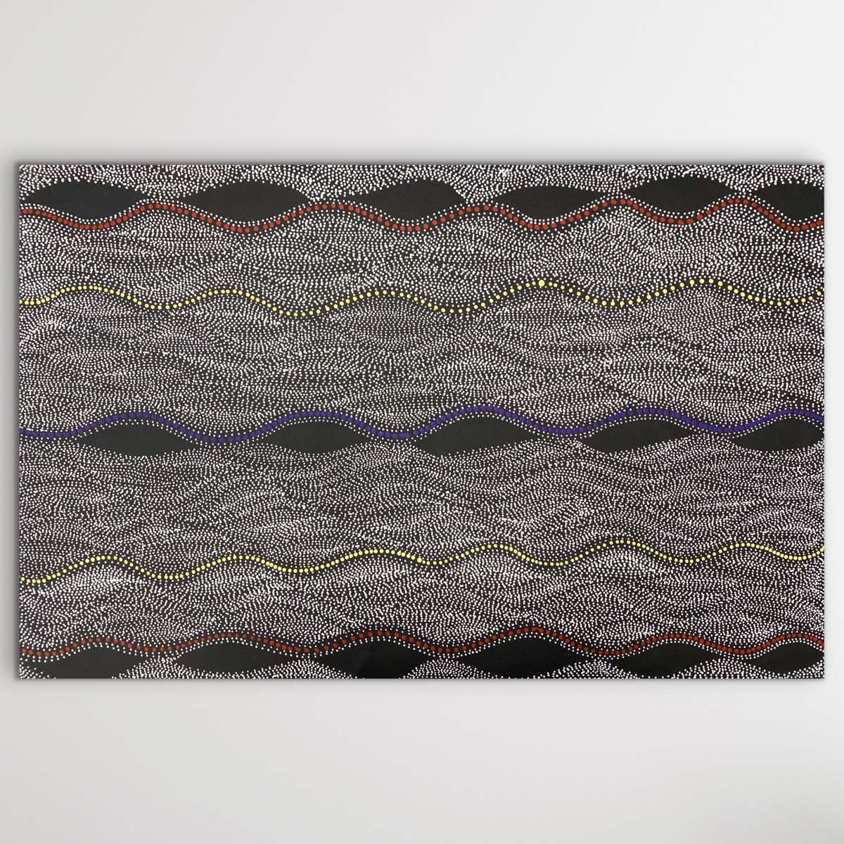 "Seed Dreaming" (Ngulu Jukurrpa) Marshall Jangala Robertson 117cm x 74cm