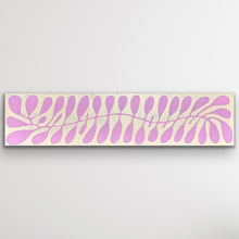 Load image into Gallery viewer, "Bended Acacia Leaves (Watiya Tjuta)" original Aboriginal painting by Debra Nangala McDonald, 122cm x 29cm - authentic Indigenous Australian artwork
