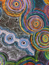 Load image into Gallery viewer, "Pututju Homeland (Caterpillar Dreaming)" original Aboriginal painting by Rhoda Tjitayi, 199cm x 131cm - authentic Indigenous Australian artwork
