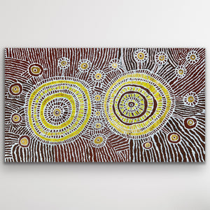 "Kapi Tjukul (Rock Holes)" Yaritji Heffernan 171cm x 98cm