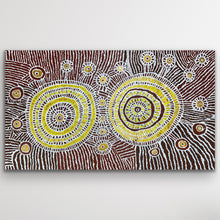 Load image into Gallery viewer, "Kapi Tjukul (Rock Holes)" original Aboriginal painting by Yaritji Heffernan, 171cm x 98cm - authentic Indigenous Australian artwork
