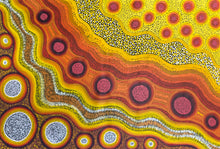 Load image into Gallery viewer, "Wanampi Tjukurpa (Piltati)" original Aboriginal painting by Megan Lyons, 116cm x 80cm - authentic Indigenous Australian artwork

