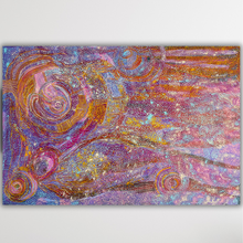 Load image into Gallery viewer, Carolanne ken Indigenous artwork Minyma Malilu in bright colours
