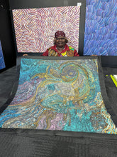 Load image into Gallery viewer, "Minyma Malilu" by Carolanne Ken - view 6, 102cm x 101cm - Aboriginal art
