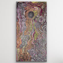 Load image into Gallery viewer, Aboriginal painting Minyma Maililu with ochre and natural hues by Carolanne Ken
