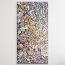 Load image into Gallery viewer, "Minyma Malilu" by Carolanne Ken - detail view of Aboriginal painting, 116cm x 60cm
