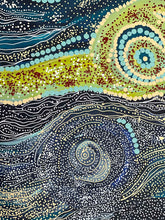 Load image into Gallery viewer, Dreamtime story by Carolanneken original painting close up
